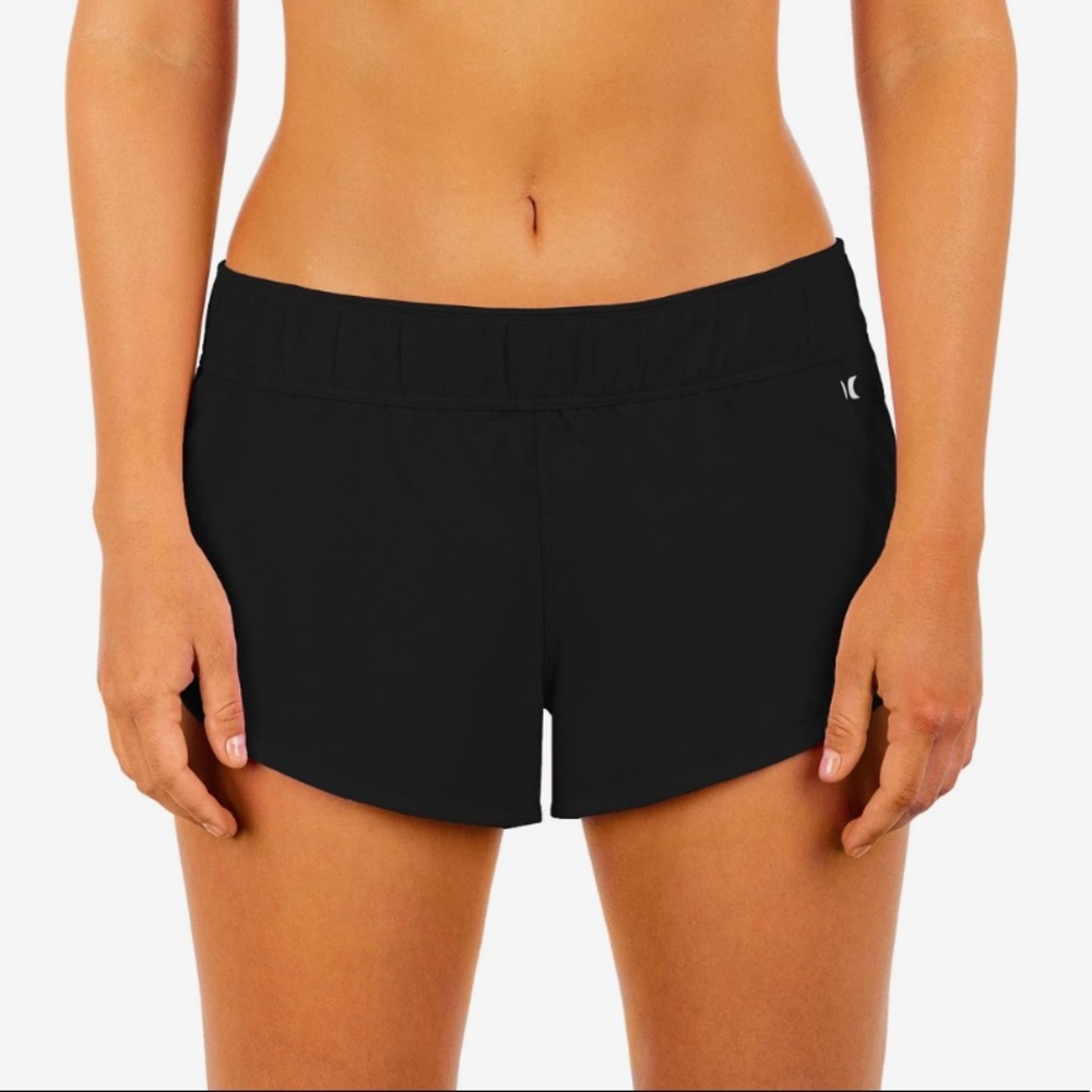 XL Hurley Supersuede Solid Beachrider 2.5” Boardshort in Black